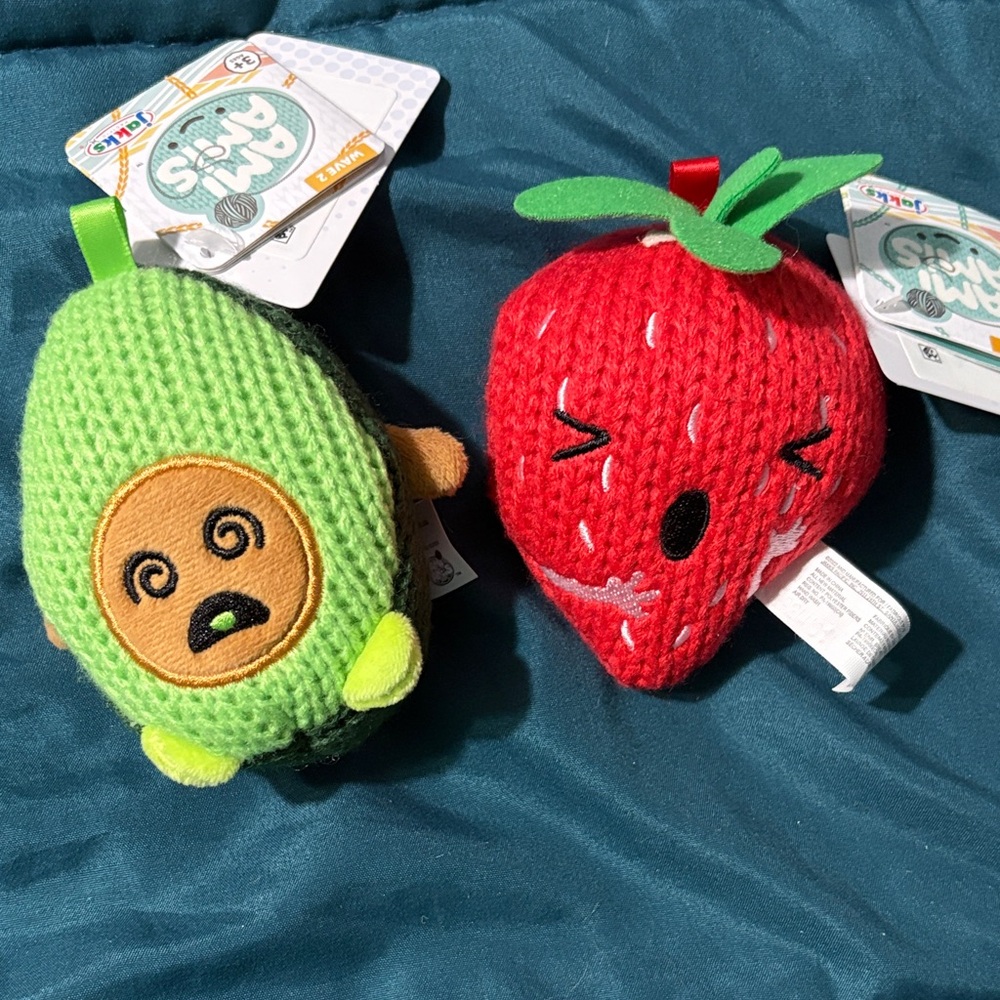 Ami Ami’s - Ava Avocado and Mary the Strawberry - Plush Toys